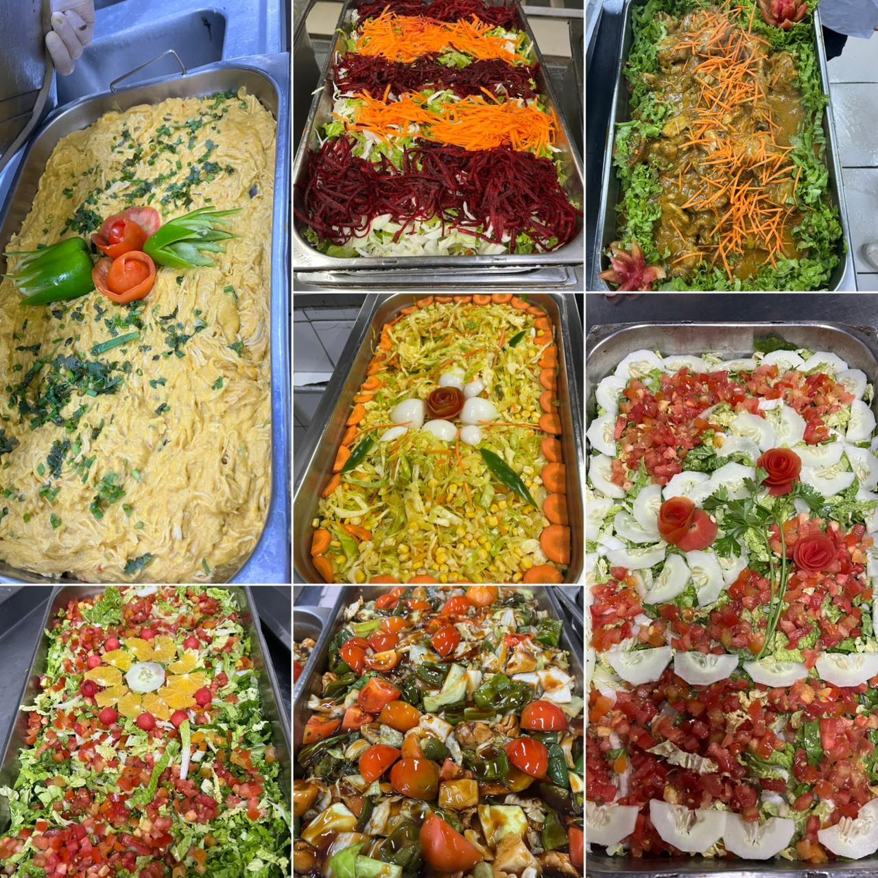 Variedade de Saladas Frescas